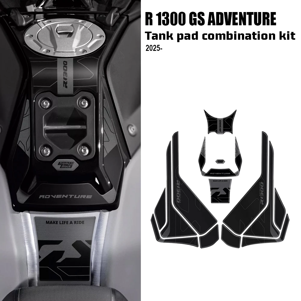 

For R 1300 GS ADV R1300GS Adventure Tank Pad Motorcycle 3D Resin Sticker Protection Kit 2024 2025