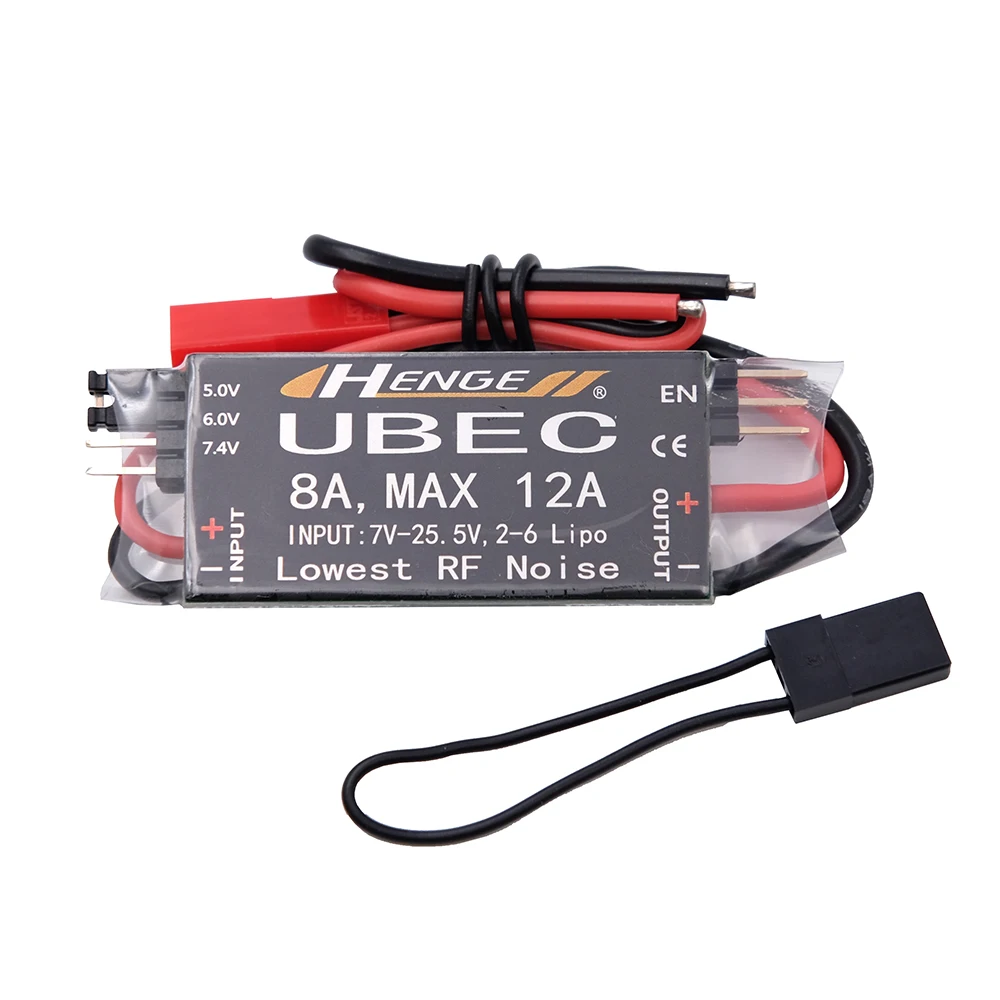 

HENGE 8A UBEC Output 5V/ 7.4V 8A Max 12A Switch Mode BEC for RC Quadcopter