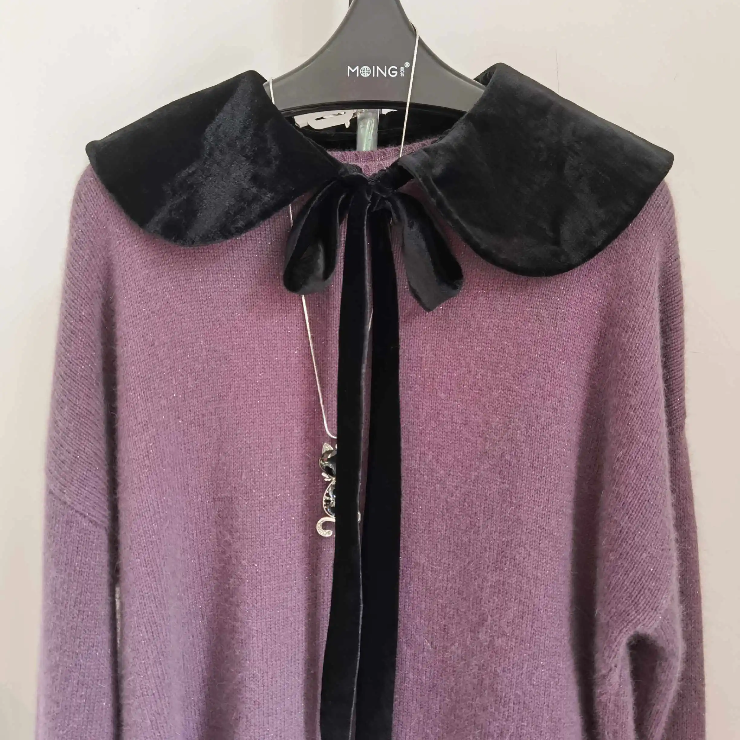 velvet-doll-fake-collar-autumn-and-winter-with-black-velvet-shawl-fake-collar-round-neck-collars-for-women