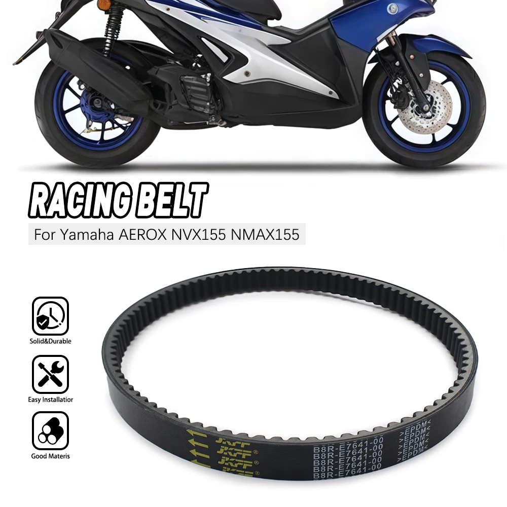 

Motorcycle High Performance Drive Belt High Mileage Reliability Oil Heat Resistant For Yamaha N-MAX 125cc NMAX TRICITY 155cc