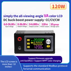 SK60 SK120 DC Buck Boost Converter CNC Adjustable Regulated Laboratory Power Supply Constant Voltage Current Solar Charge Modul