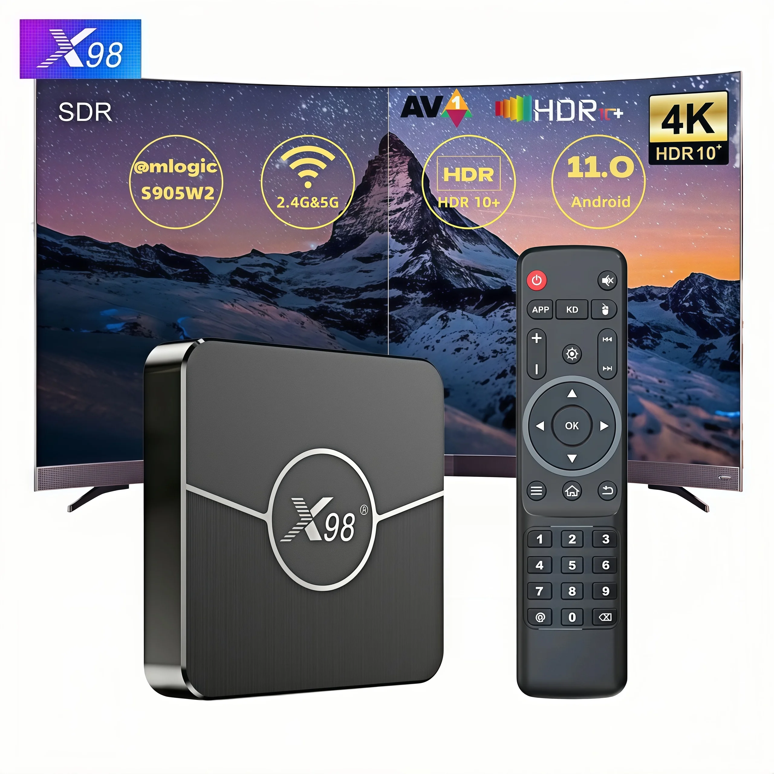 TV Box X98 Plus Android 11 64GB