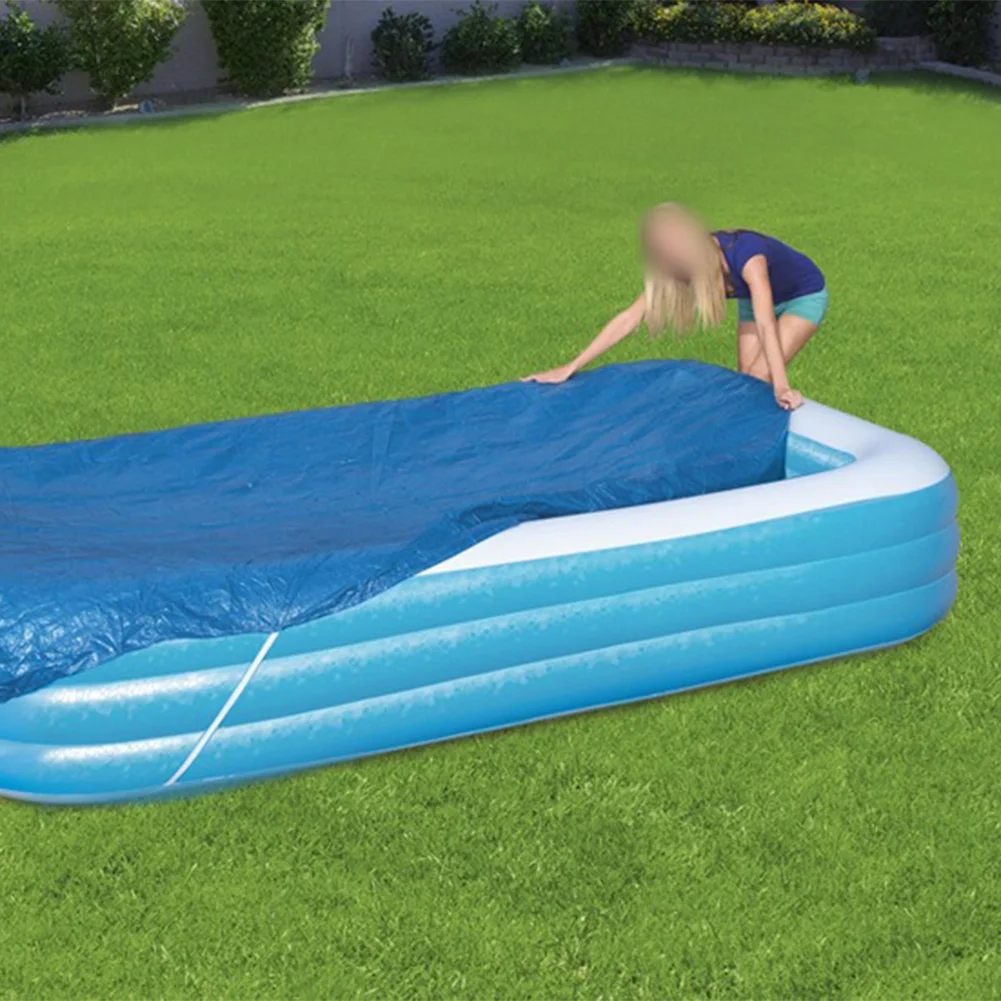 

Swimming Pool Cover Rectangular Waterproof Dustproof Garden Outdoor Pool Tub Covers Bubble Film Blanket Accessories Pool Cover