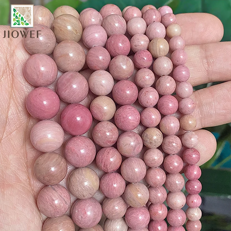 Smooth Red Rhodonite Loose Round Beads Diy Bracelet Accessories Beads for Handmade Jewelry Making 15