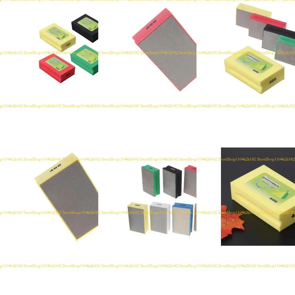 

Q2Q4 Diamond Hand Polishing Pad Sanding Grinding For Glass Stone Marble 60-400 Grit