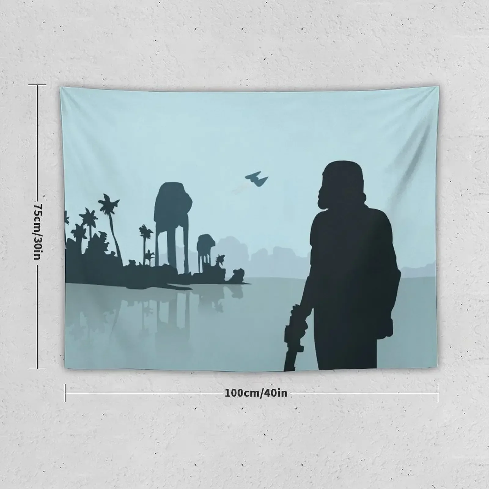 Trooper on Scarif Tapestry Decor For Room Wall Mural Tapestry