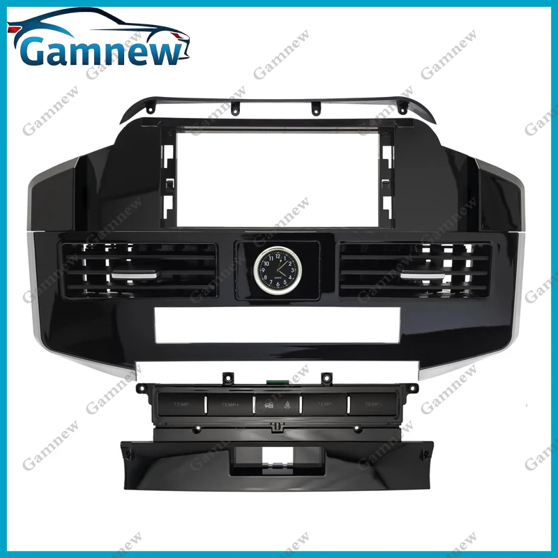 12.3 Inch Car Frame Fascia Cable Adapter Android Radio Audio Panel Kit For Toyota Land Cruiser 2007-2015 Low-End