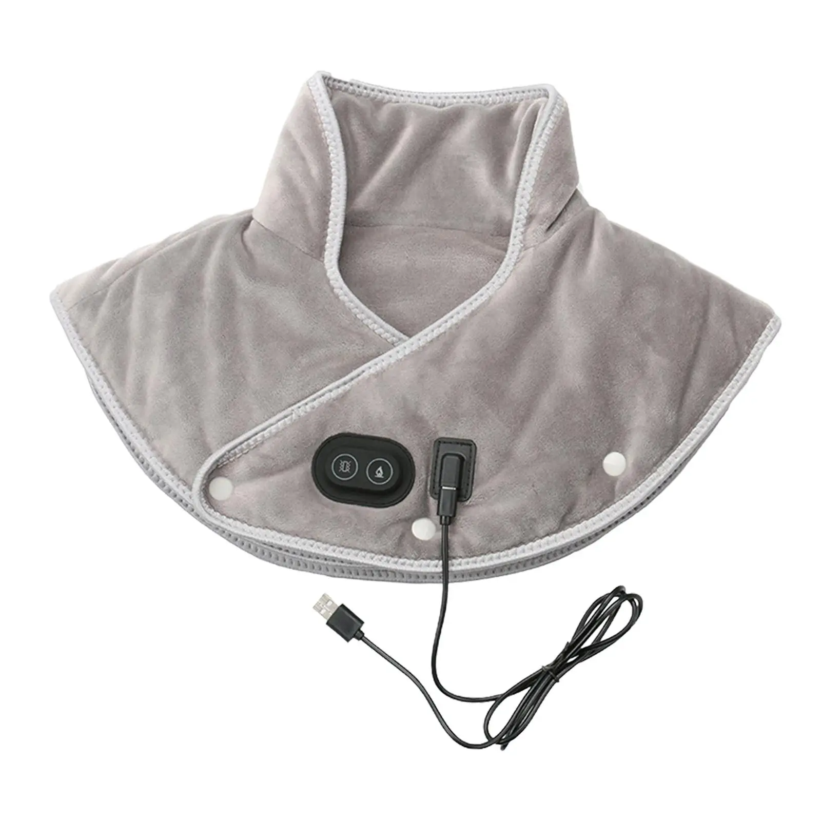 Electric Heating Shoulder Neck Pad for Men Women USB Massaging Brace Wrapped