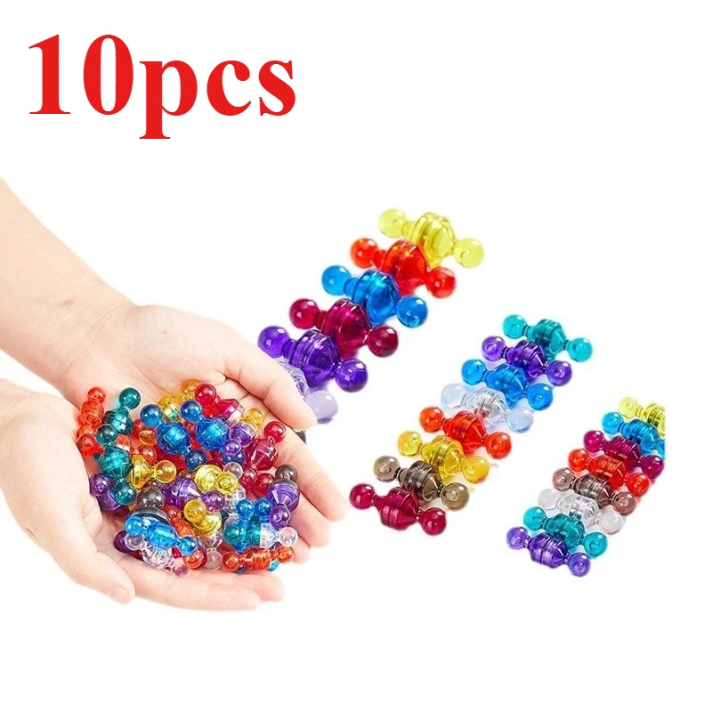 Colorful Magentic Pushpins Strong Magnet Fridge Push Pin Sticker Whiteboard Map Magnet Push Pin Home Office Supplies Wholesale