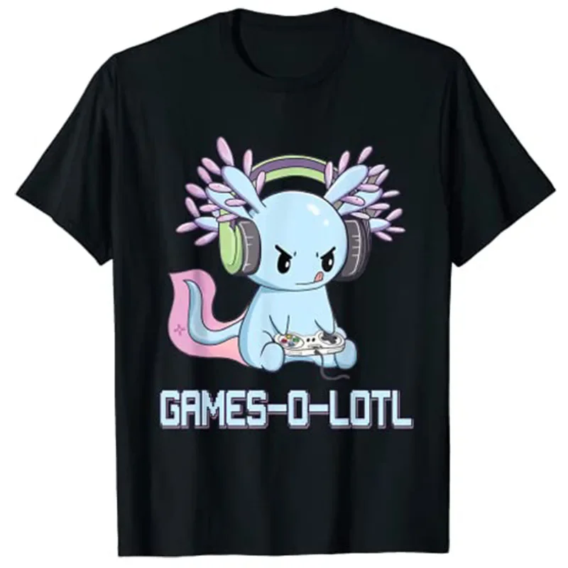 

Games-O-Lotl Gamer T-Shirt Cotton Round Neck Short Sleeve Graphic Tee for Men Trip
