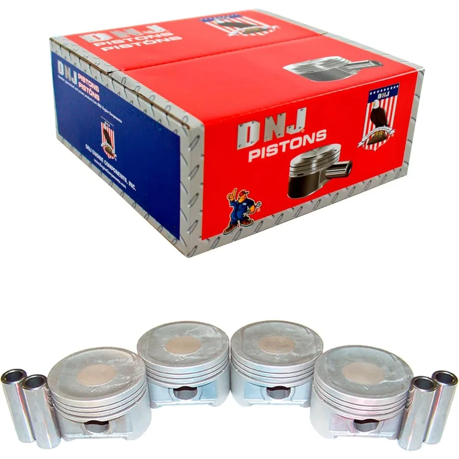 

Набор поршней большого размера для 20012005 Honda Civic 1,7 л L4 16 В SOHC 1668 куб.см Ремонт и производительность обновления двигателя в автомобильной технике