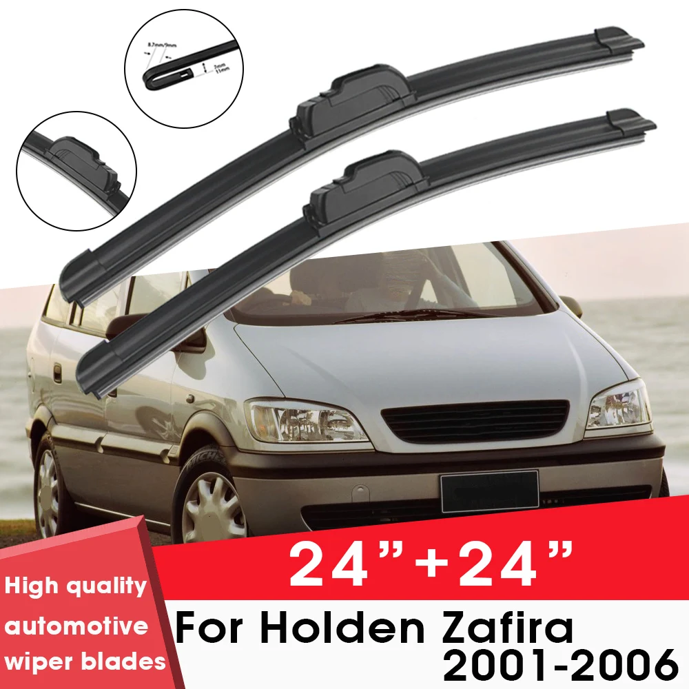 

BEMOST Car Wiper Blades Front Window Windshield Rubber Refill Wiper For Holden Zafira 2001-2006 24"+24" Car Accessories