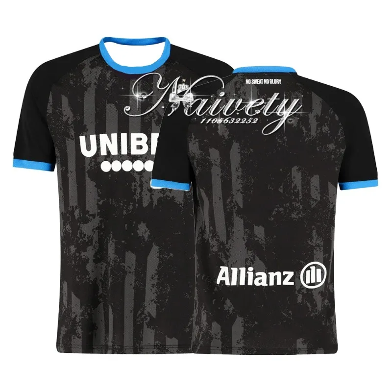 

2025/26NewBelgian Football Training Adult and Children's Fan Sports T-shirt Bruges3D Printed Sweat Absorbing Quick Drying Jersey