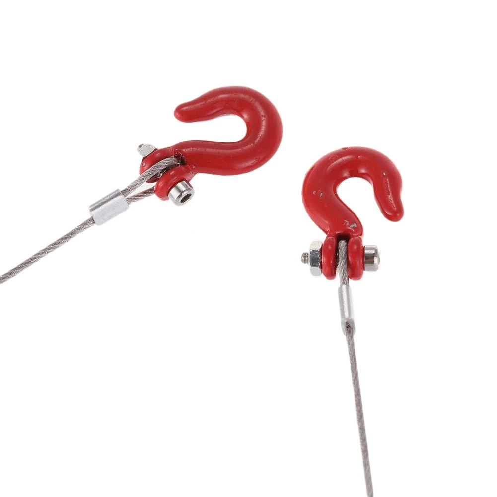 

A19Q-2 Pcs RC Car Part:1 Pcs Car Crawler Steel Tow Rope With Hooks & 1 Pcs Blue Plastic Waterproof Receiver Receiving Box