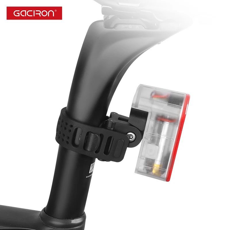 Gaciron Waterproof Bicycle Cycling Lights Taillights LED Laser Safety Warning Bicycle Lights Bicycle Tail Bicycle Accessories