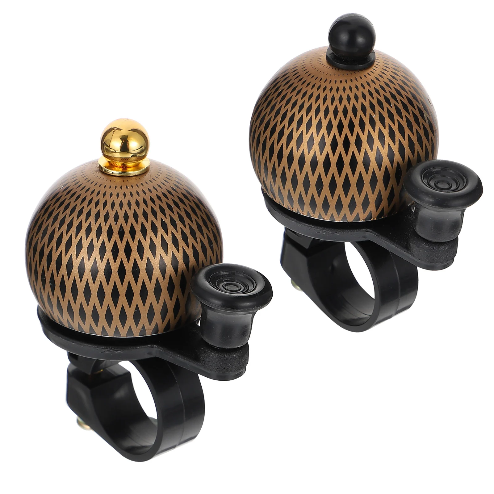 

2 Pcs Aluminum Alloy Bike Bell Loud Sound Bicycle Handlebar Bell Compact Safety Warning Bell For Mountain Bike Accessory Bike