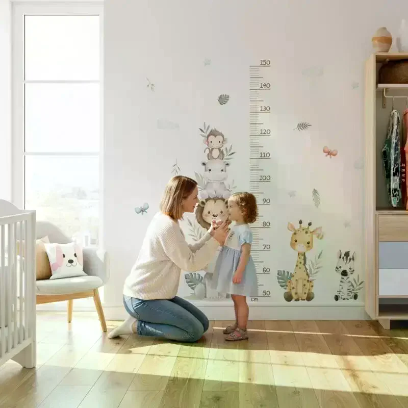 Naklejka z wykresem wzrostu dl – Baby Nursery Jungle Wallpaper recenzja i cena