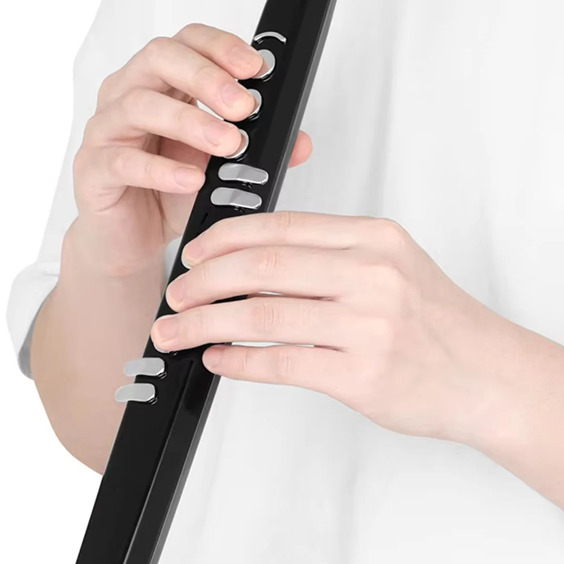 SLADE أنبوب النفخ الكهربائي الصغير الساكسفون الإلكترونية الناي الكلارينيت 99 نوعا من أدوات النفخ مع حقيبة التخزين كابل يو اس بي #2