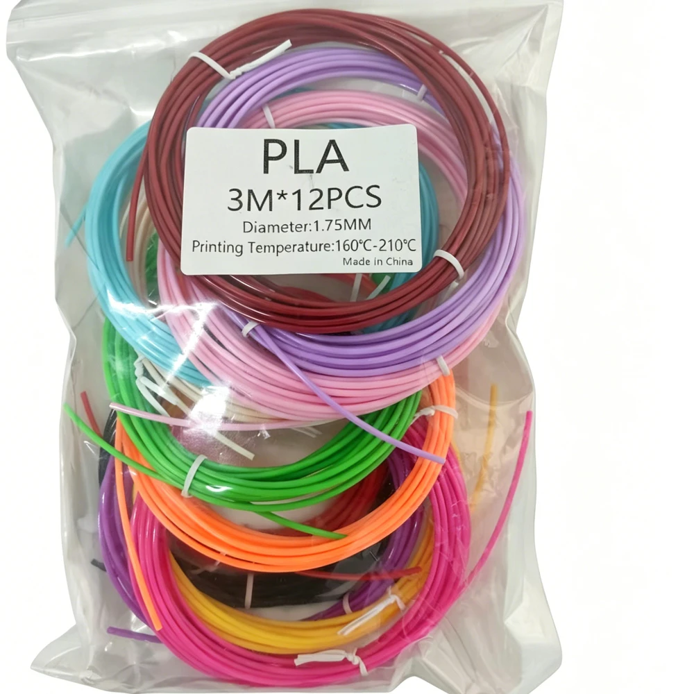 

PLA Filament 1.75mm, 3D Pen PLA Filament Refill, Suitable for 3D Printers And 3D Printing Pens, PLA 3D Pen Filament