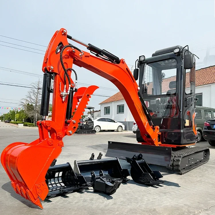 excavadora  digger machine small soil digger machine 0.8ton  excavators for sale