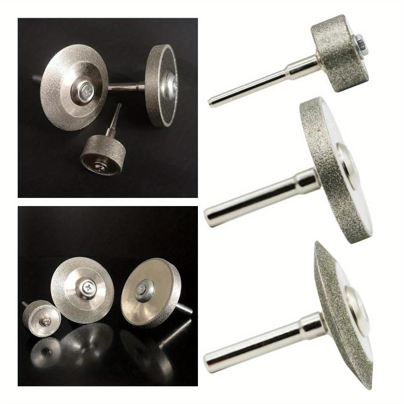 Diamond Grinding Wheel Drill Bit Multiuse High Hardness Carving Sanding Bit for Precious Stone Tungsten Steel Practical Tool
