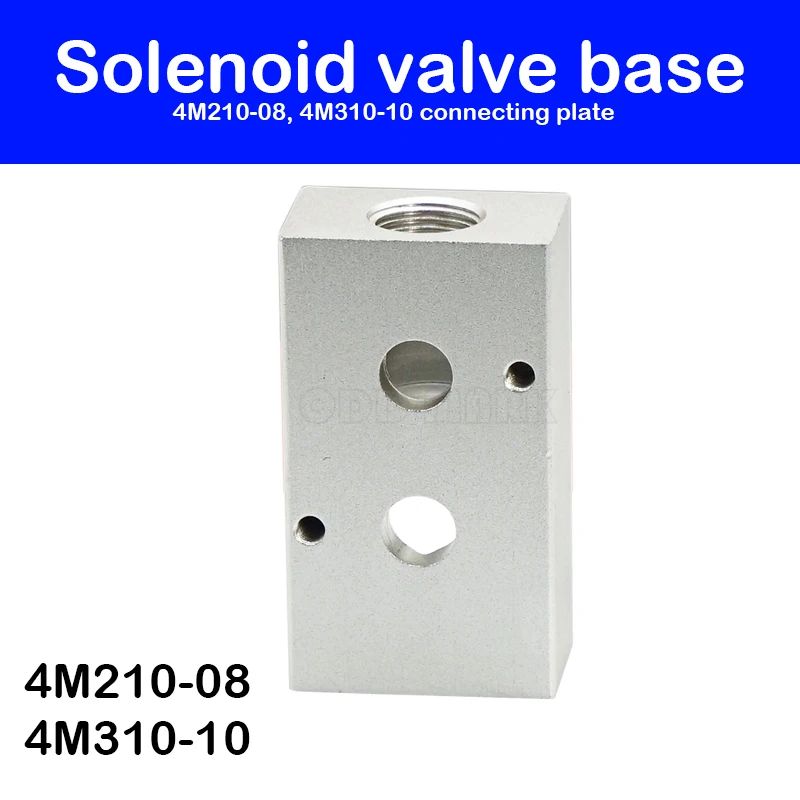 4M210-08 4M310-10 Surface Mounted Solenoid Valve Installation Bottom Plate Busbar Connection Plate