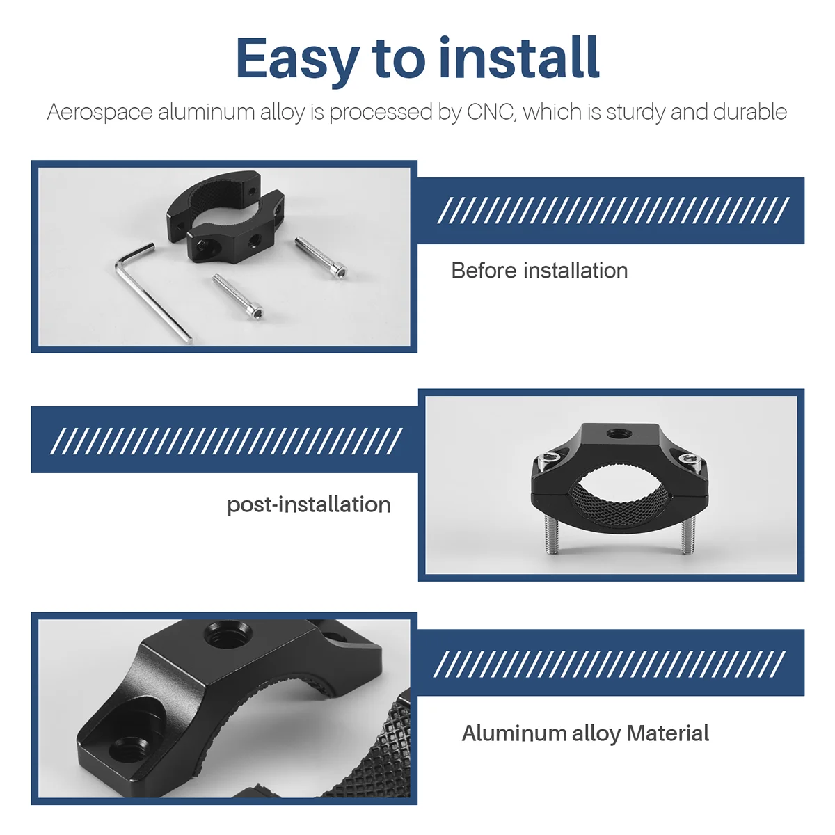 360 Degree Bicycle Handlebar Clip for Insta360 ONE X Action Camera