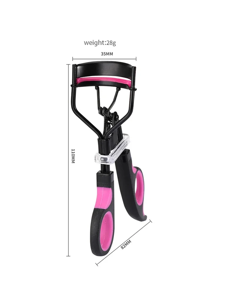 Zweifarbiger Griff Curling Wimpernclip Künstlicher Wimpernassistent Augenbrauentrimmer Stahlnadel tragbar – Detail 6