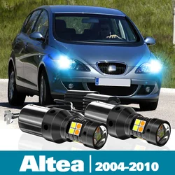 2pcs LED Dual Mode Turn Signal+Daytime Running Light DRL For Seat Altea XL 5P Accessories 2004-2010 2005 2006 2007 2008 2009
