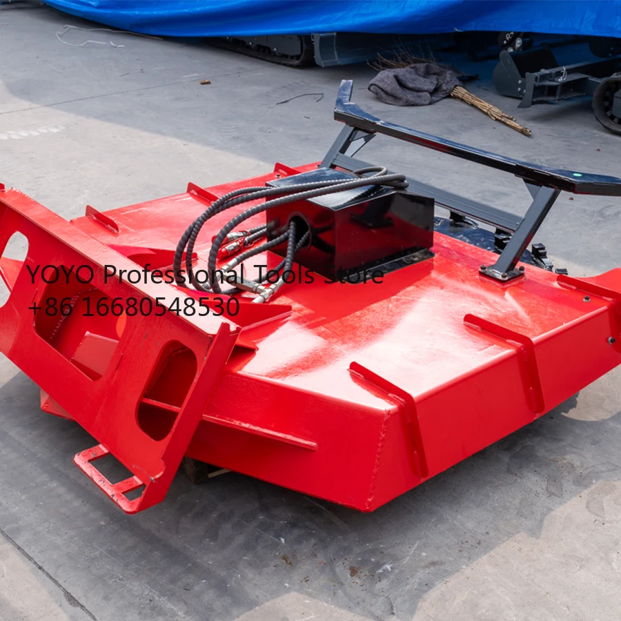 

T1sForest Machinery Skid Steer Forest Drum Mulcher Disc Mulcher Mini Front End Loader Attachments