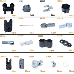 Technical Part MOC Weapon Launcher Rotating Hinge Arm Group With Hole Building Blocks Bricks 90630 92013 45590 85543 44224 30553