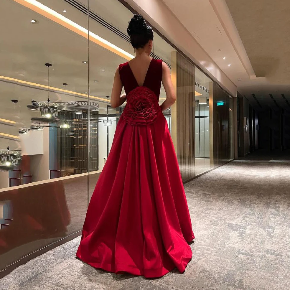 Lily Burgund Elegantes Meerjungfrau-Abendkleid, O-Ausschnitt, Ballkleid, ärmelloses Hochzeits-Abendkleid, Meerjungfrau-Robe de Soirée, individuell gestaltet