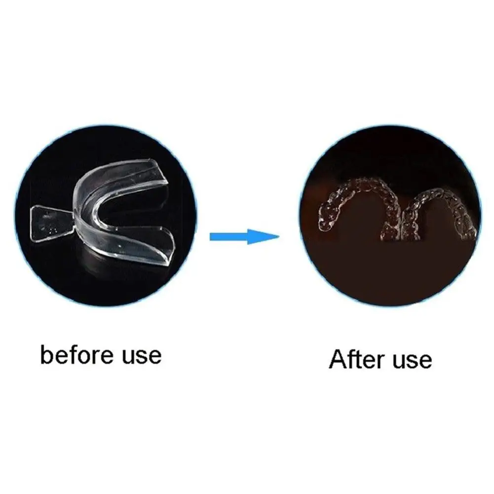 5Pcs Silicone Braces Teeth Whitening Trays Moldable Sleeping Mouth Guard Prevent Tooth Grinding Teeth Bleaching Cleaning Tools