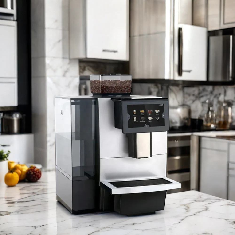 ماكينة صنع قهوة اسبريسو اسبريسو اسبريسو أوتوماتيكية بالكامل من دكتور F11 مع مطحنة #4