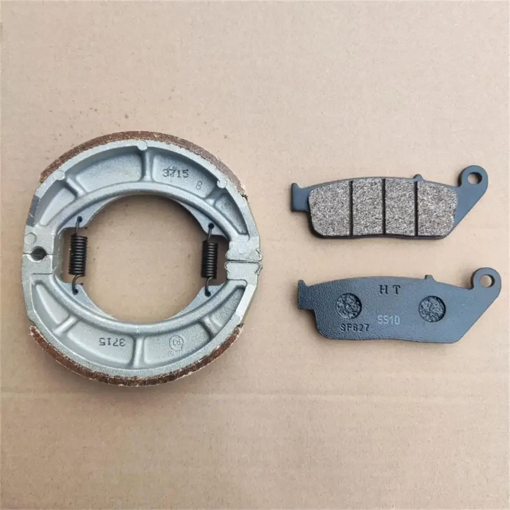 

Original Motorcycle Front Brake Disks Pads Rear Brake Drum Shoes For Suzuki GZ150-A GZ150-E GZ150 GZ 150cc