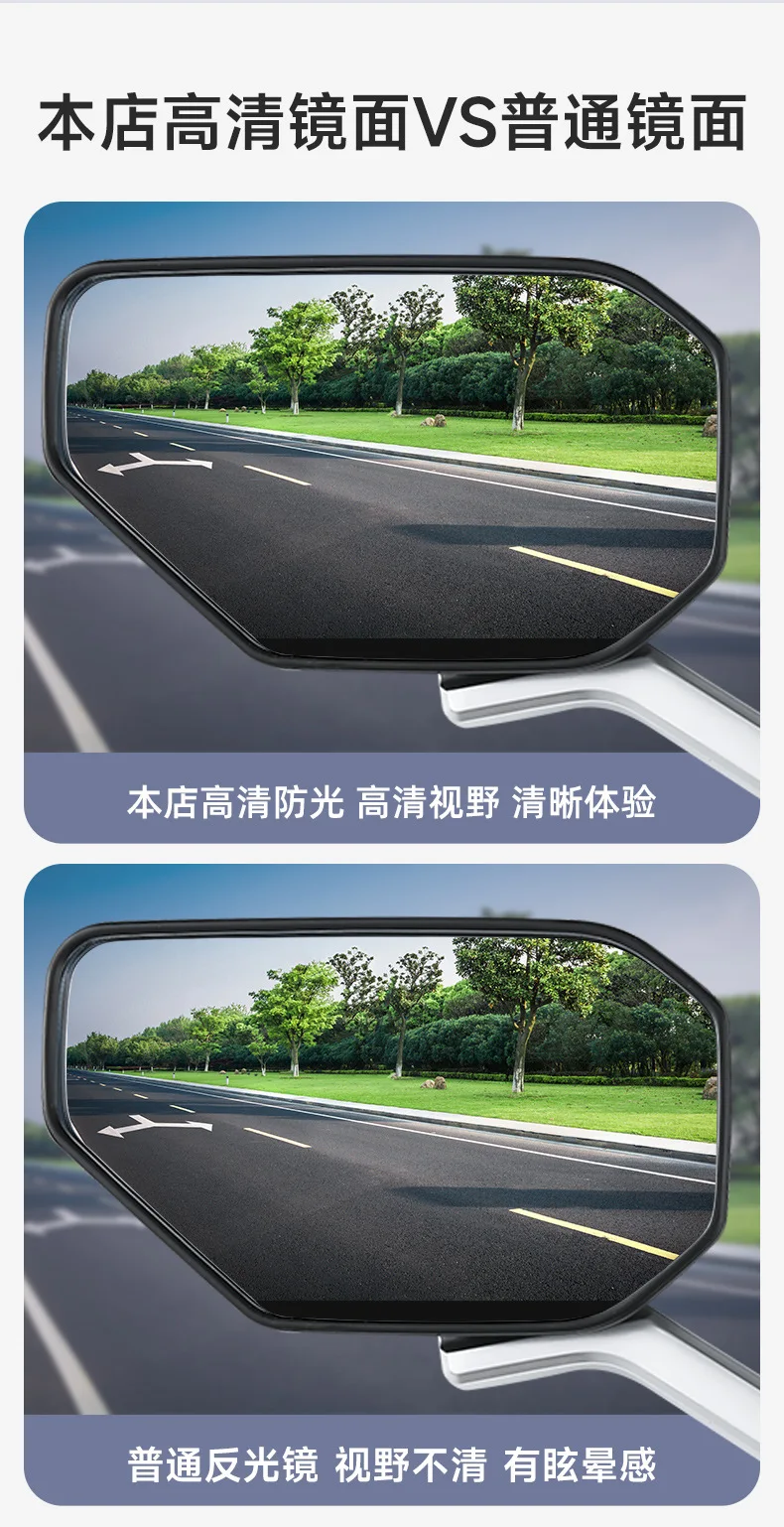 Motorcycle Handlebar Mirror Rearview Motorcycle Bar End Mirror For Cafe Racer Scooter Motocross Mirror/8mm