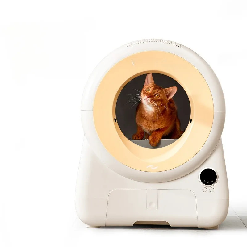 

Trace cat litter box, automatic cat box, oversized splash-proof and deodorant.