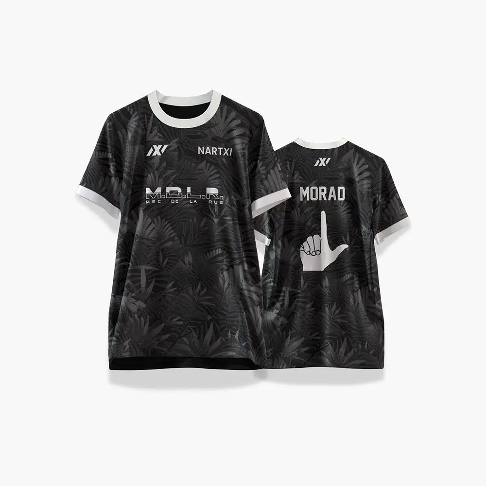 2026 Sommer Neuer Stil Hip-Hop-Style MDLR Streetwear Herren und Damen Multifunktionales Outdoor-Sport Fußball-Trainings-T-Shirt – Detail 5