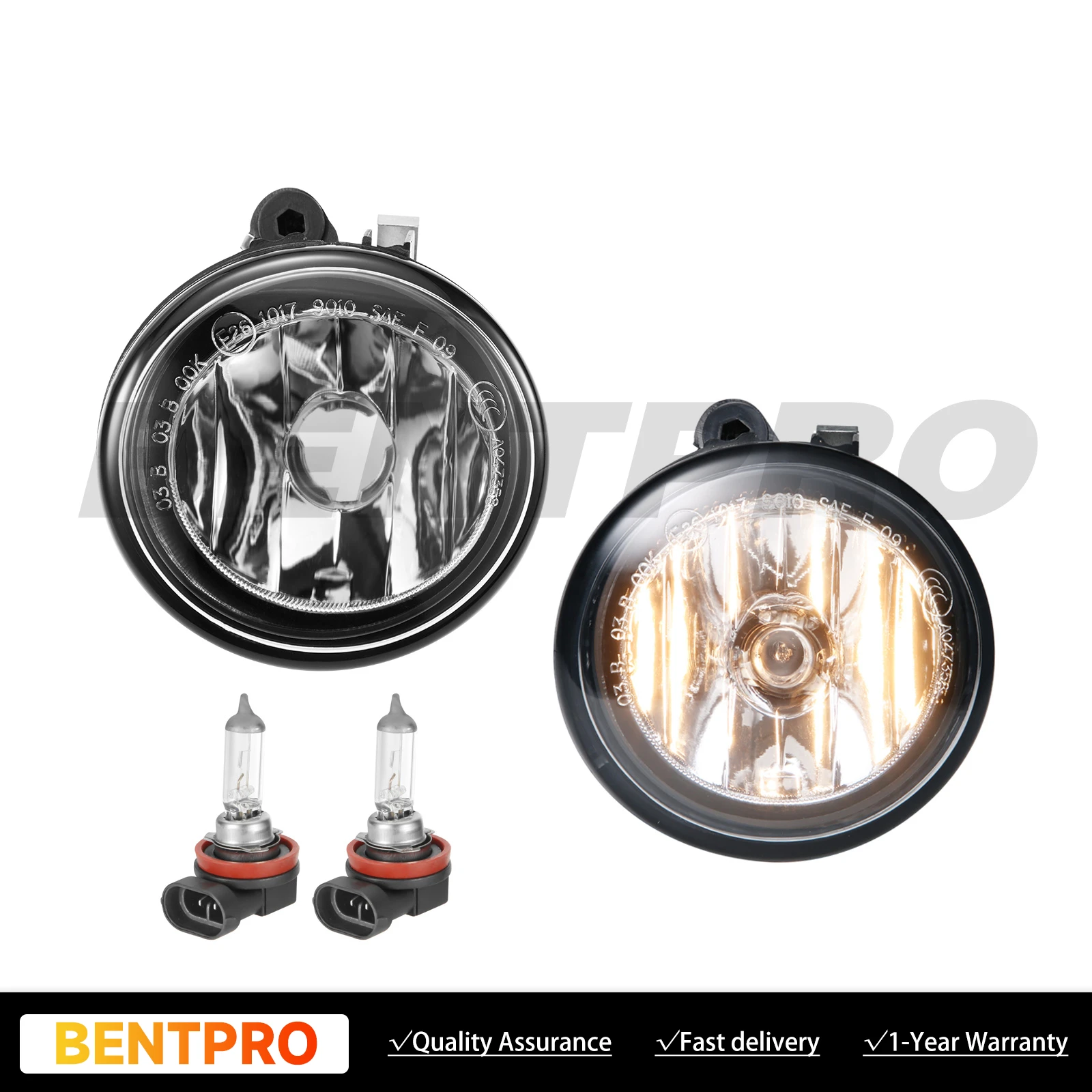 

Fog Light Fits For 16-17 BMW X1 X3 X4 Bumper Lamps Clear Lens PAIR Replacement