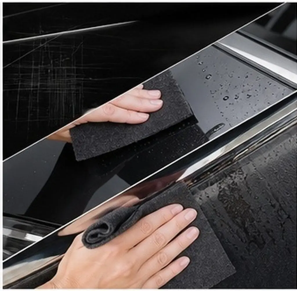 10Pcs Nano Sparkle Cloth Car Scratch Remover Nano Auto Scratch Remover for Paint Restoration Water Spot Residue Removal