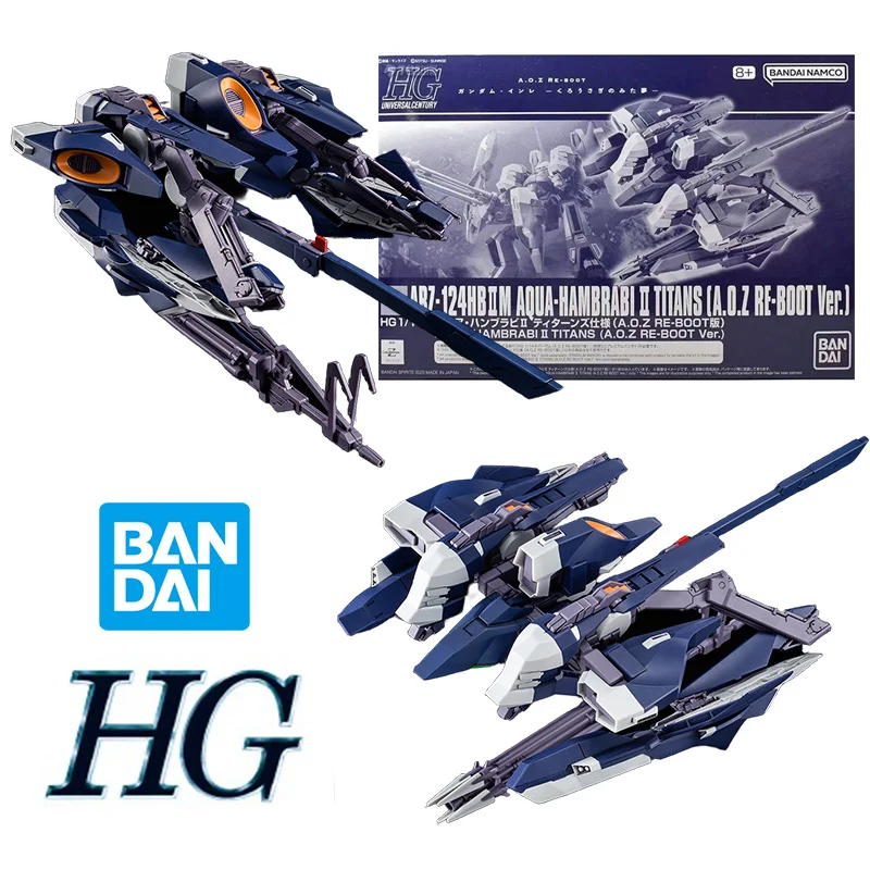 

Bandai PB HG 1/144 Aqua-Hambrabi II Titans A.O.Z RE-Boot Ver. Фигурка аниме оригинальная, 14 см