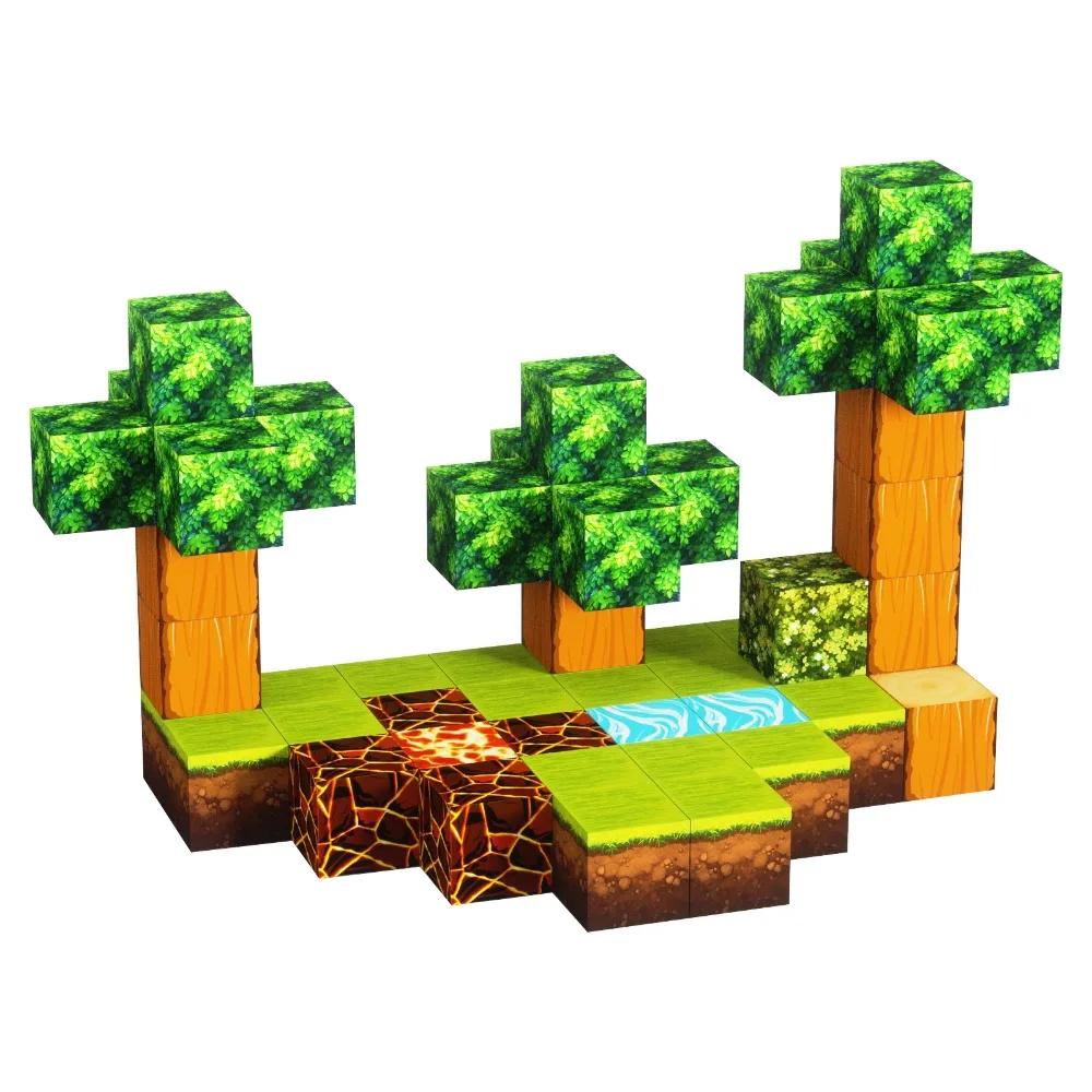 100Pcs/Set Magnetic Building Blocks Children Kids Educational Toy Gift Minecraft  Star Wars Lego