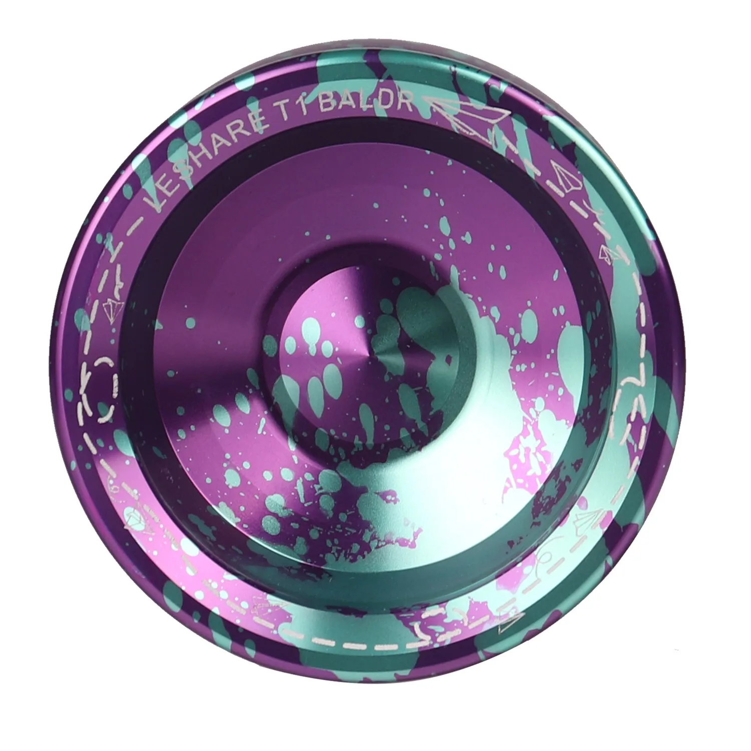 T1 BALDR Unresponsive Yoyo Competitive Yo-Yo,Alloy Yoyo for Beginners,Easy Practise Tricks,with Strings, 2