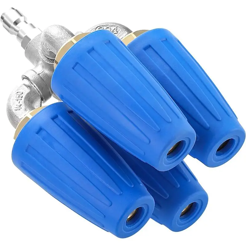 A74E-4-In-1 Turbo Nozzle Pressure Washer,Dual Turbo Nozzle Pressure Washer,Rotating Turbo Nozzle With 1/4Inch Quick Connector
