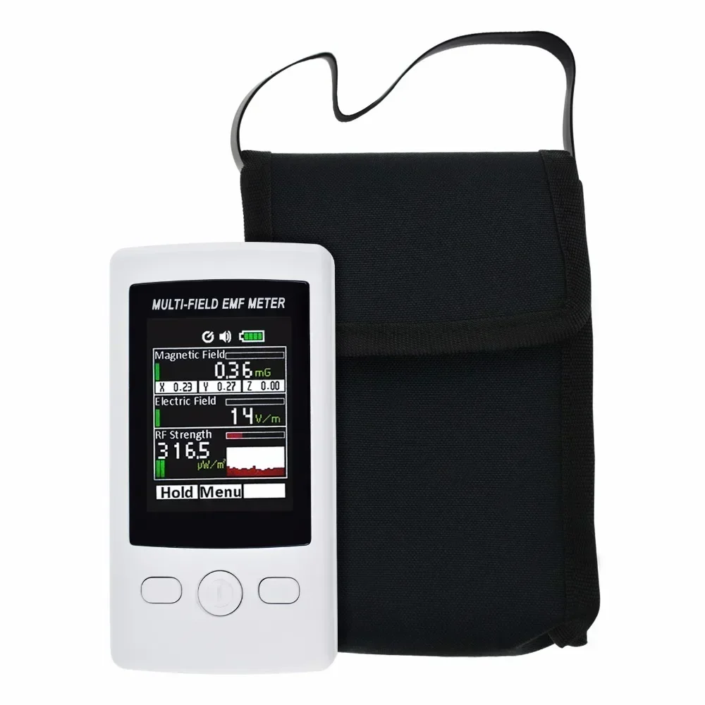 

25TM-190 Electromagnetic Electric RFField Strength Tester EMF Meter RFGauss Meter 20mG with Warning Indicator