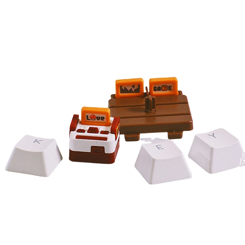 

Classic Retro FC Famicom Keycaps Compatible Axle Switch Mechanical Keyboard For Cherry MX/Cross Column Axle/Compatible