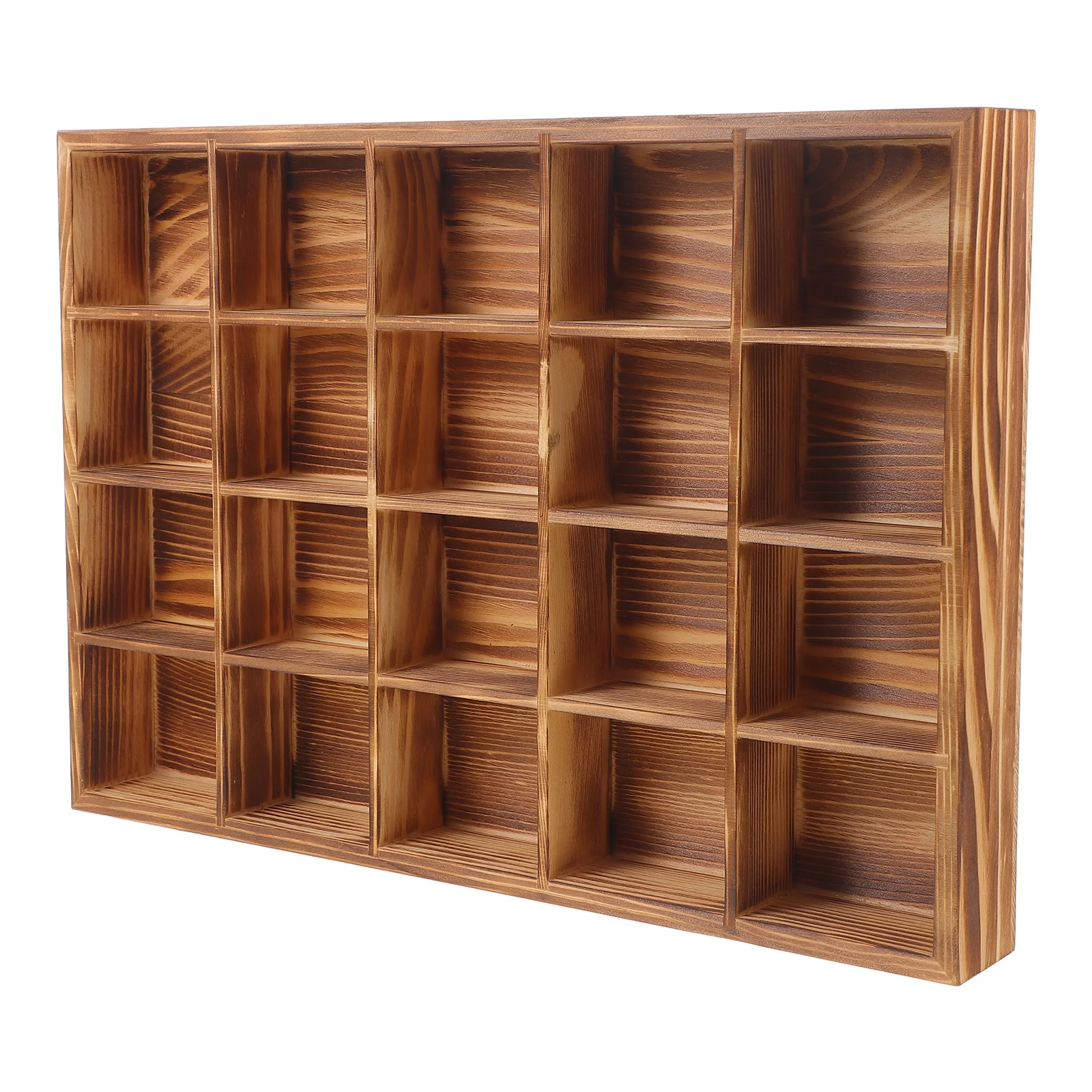 

Keys ganizer Box Wooden Compartment Underwear Sock Tie Belt Lingerie Storage Drawer 20 Slots Efficient Space Saving Practical