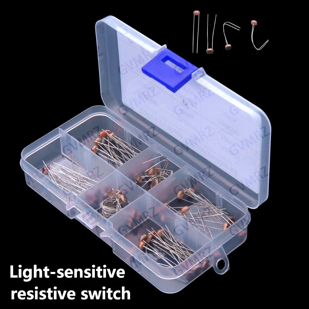 10Values 5537 5539 5549 60PCS Light-sensitive resistive switch sensor mixed with photoresistor 5506 5516 5528