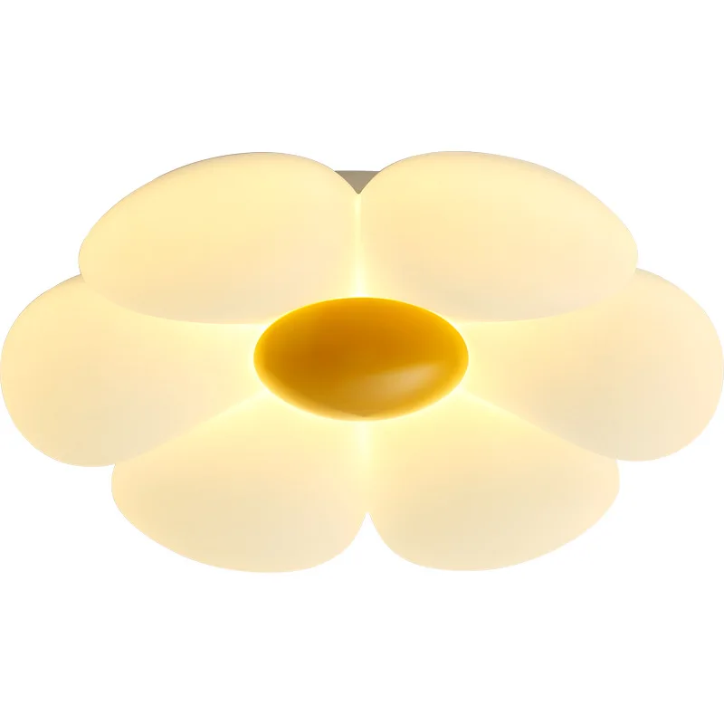 

Warm and romantic children's room bedroom light, log cream wind flower, master bedroom ceiling light