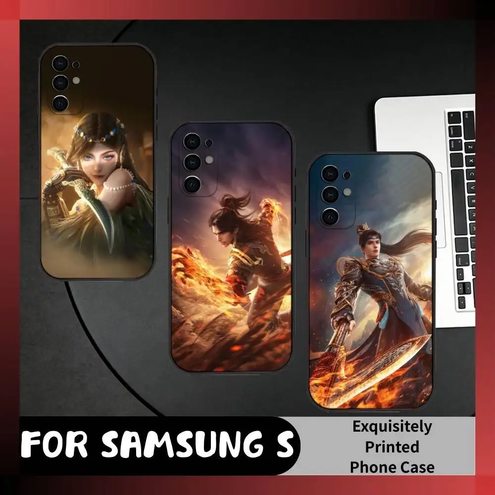 

Game N-Naraka B-Blade-point Printed Phone Case For Samsung S25,S24,S21,S22,S23,S20,Ultra,S26,Plus,Fe,Note,5G Black Cover